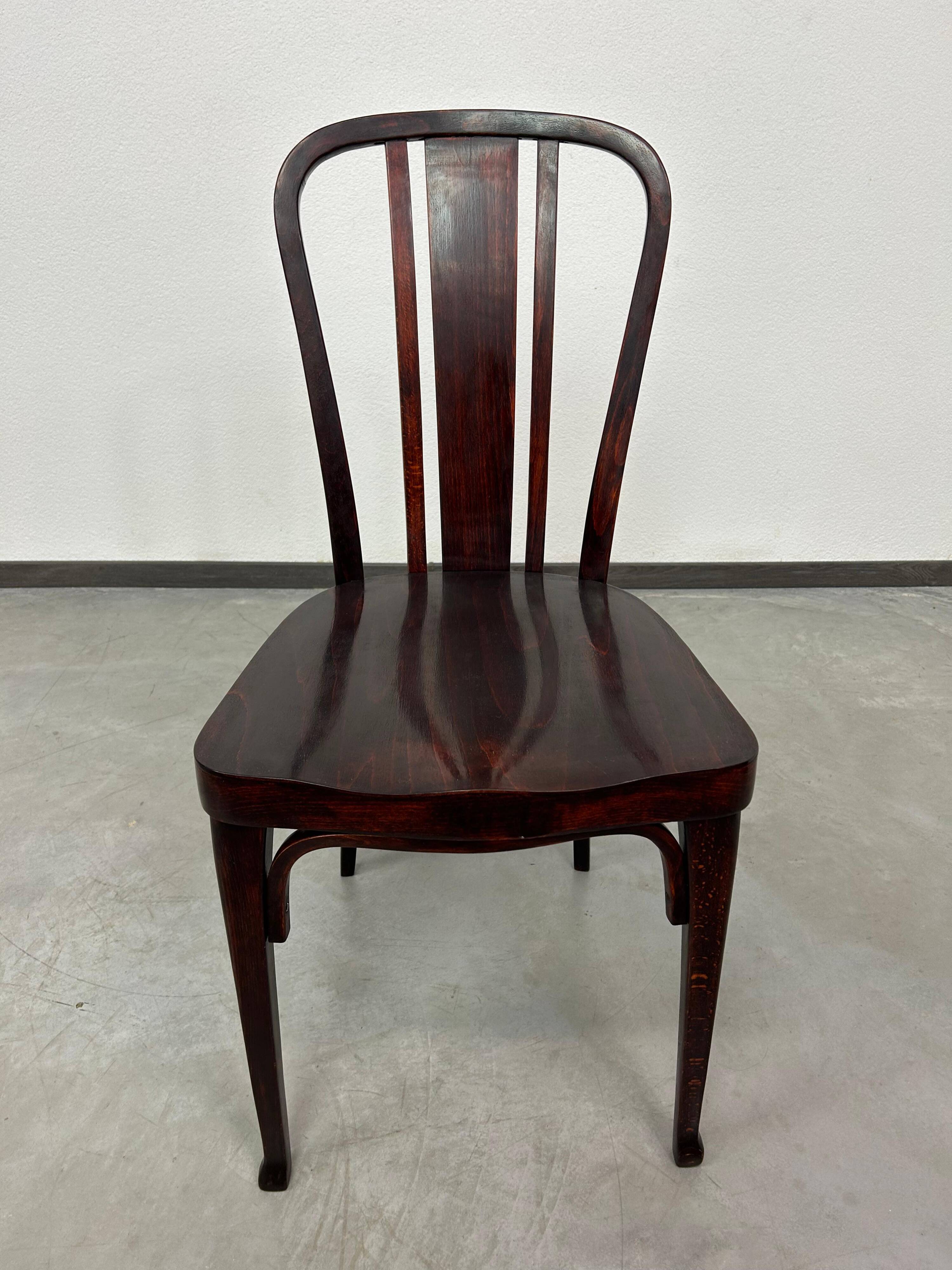 Jugendstil dining chair by Thonet