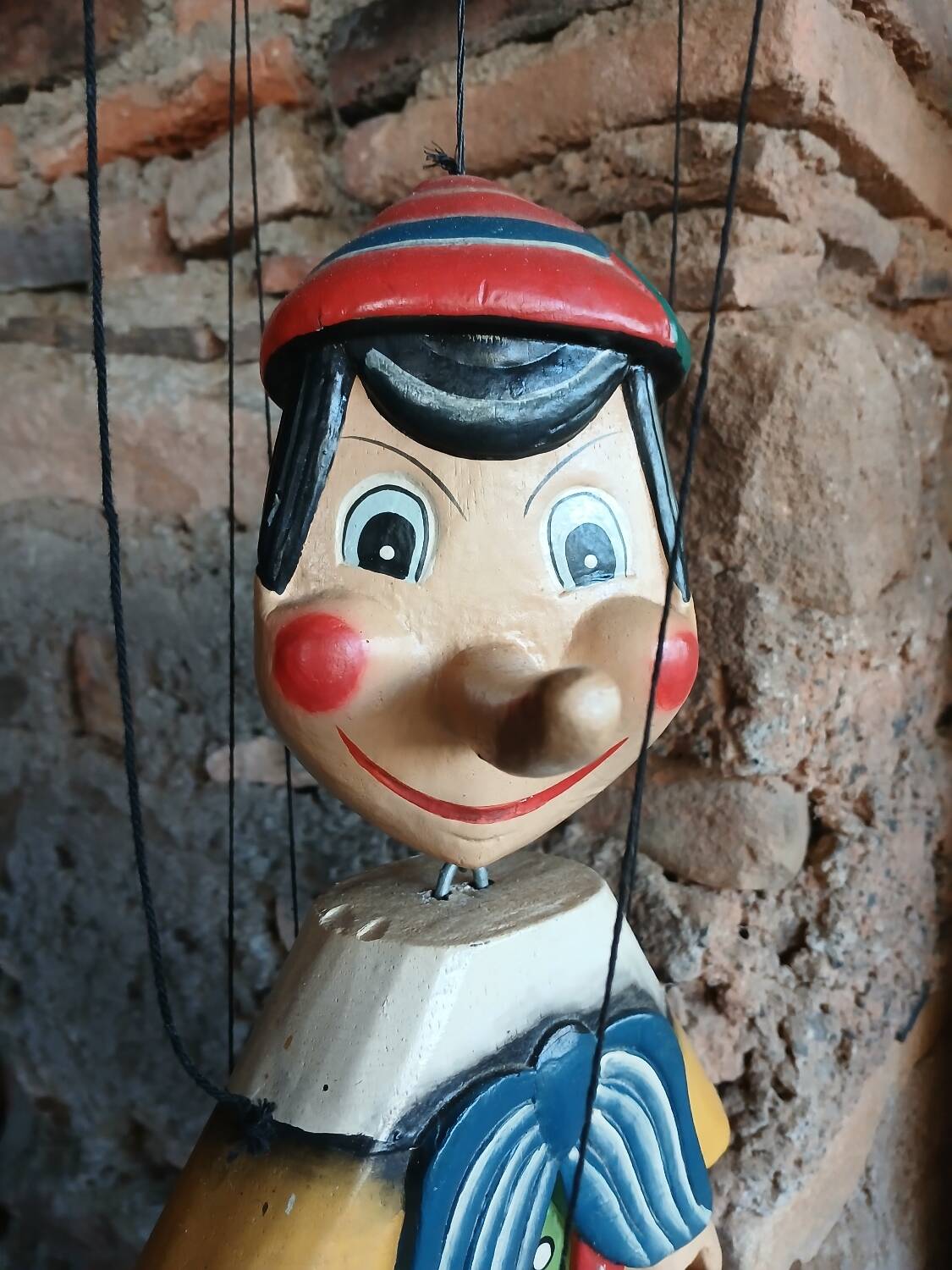 Pinocchio wooden puppet