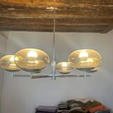 Sciolari chandelier with 6 branches in chrome.