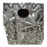 Bohemian crystal vase