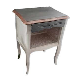 Vintage shabby bedside table