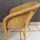 Fauteuil enfant en rotin vintage
