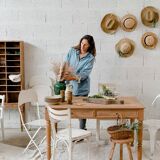 Raw vintage table / desk