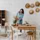 Table / bureau vintage brut