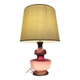 Danish Glass Table Lamp from Holmegaard 1960s