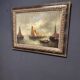 Peinture à l'huile sur toile de l'artiste néerlandais Peter Brouwer 1935-2010