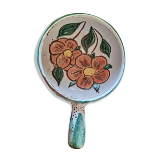 Poelon vallauris decor floral