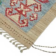 Handwoven Tribal One of a Kind 204 cm x 312 cm Multicolor Wool Carpet