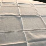 Nappe lin brodée 160x190
