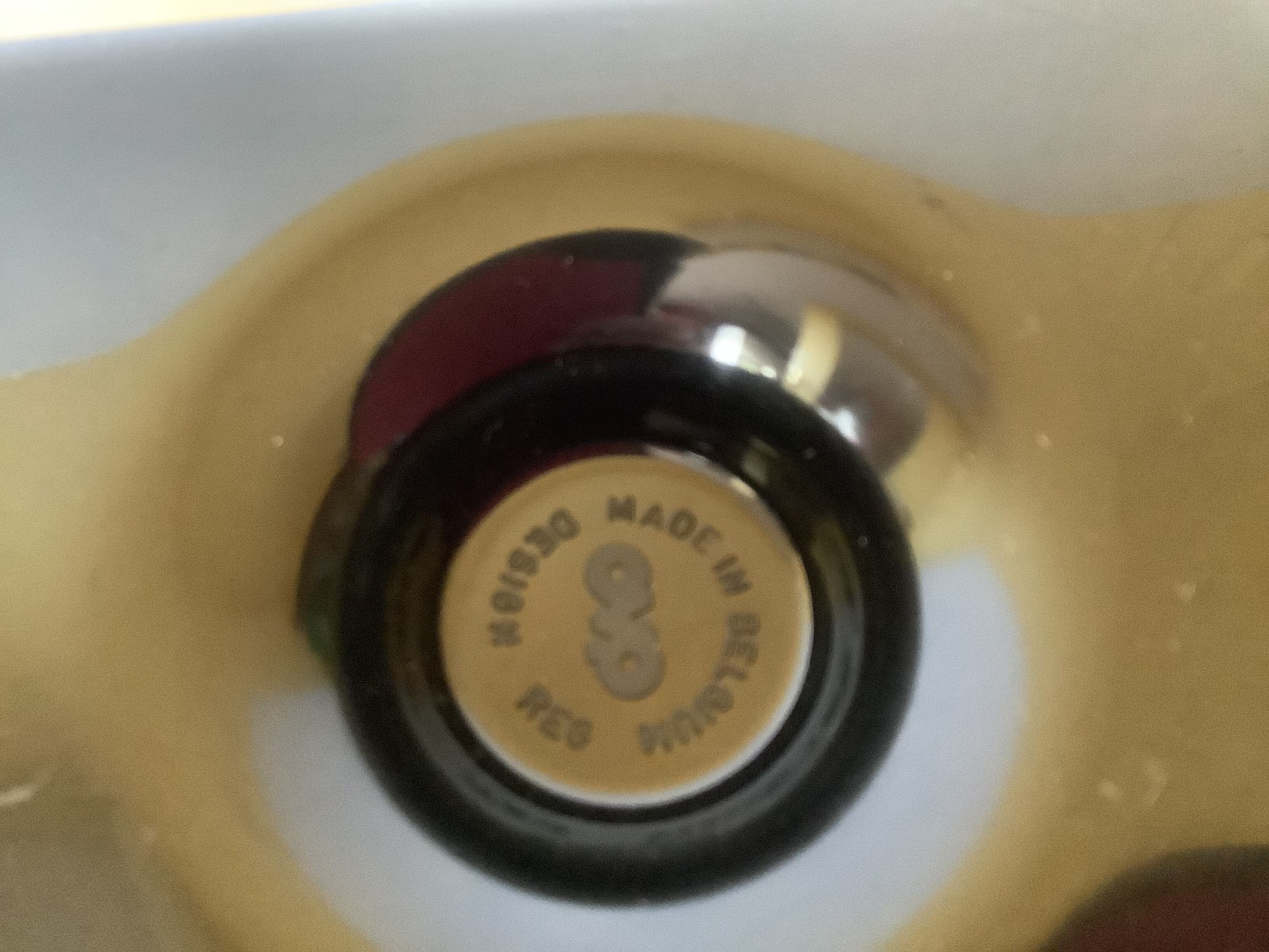 Black ashtray OVP Belgium