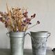 Florist's vase, zinc thick, 20 cm