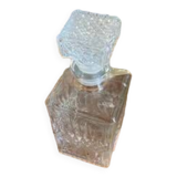 Carafe à whisky en verre taillé