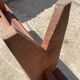 Pair of solid wood farmhouse benches 250cm for rustic farmhouse table 1950