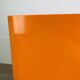 Flair dessert for Prisunic in orange plastic, seventies.