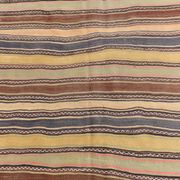 5x9 Kilim Colorful Striped Wool Kilim Rug, 152x271Cm