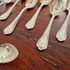Ercuis - Set of 12 small silver-plated Sully coffee spoons