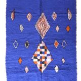 Blue Moroccan Rug - 295 x 206 cm