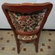 Louis XV Style Chair in Wood and Floral Fabric