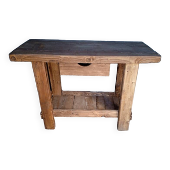 120cm workbench solid wood antique furniture