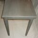 Grey painted wooden table