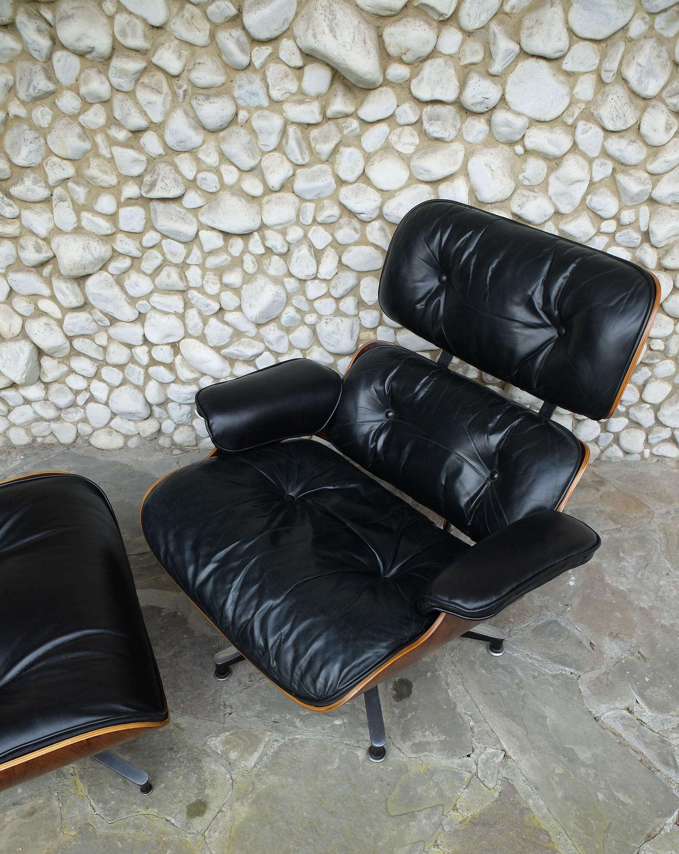 Armchair 670 & ottoman 671 by Charles & Ray Eames for Herman Miller, 1960s