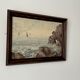 Tableau "Marine" huile sur panneau signée