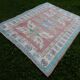 Vintage Turkish Oushak rug with soft color hand knotted rug 170 x 216 cm