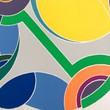 Original silkscreen signed and numbered by John Harrison LEVEE, Circle, 1975