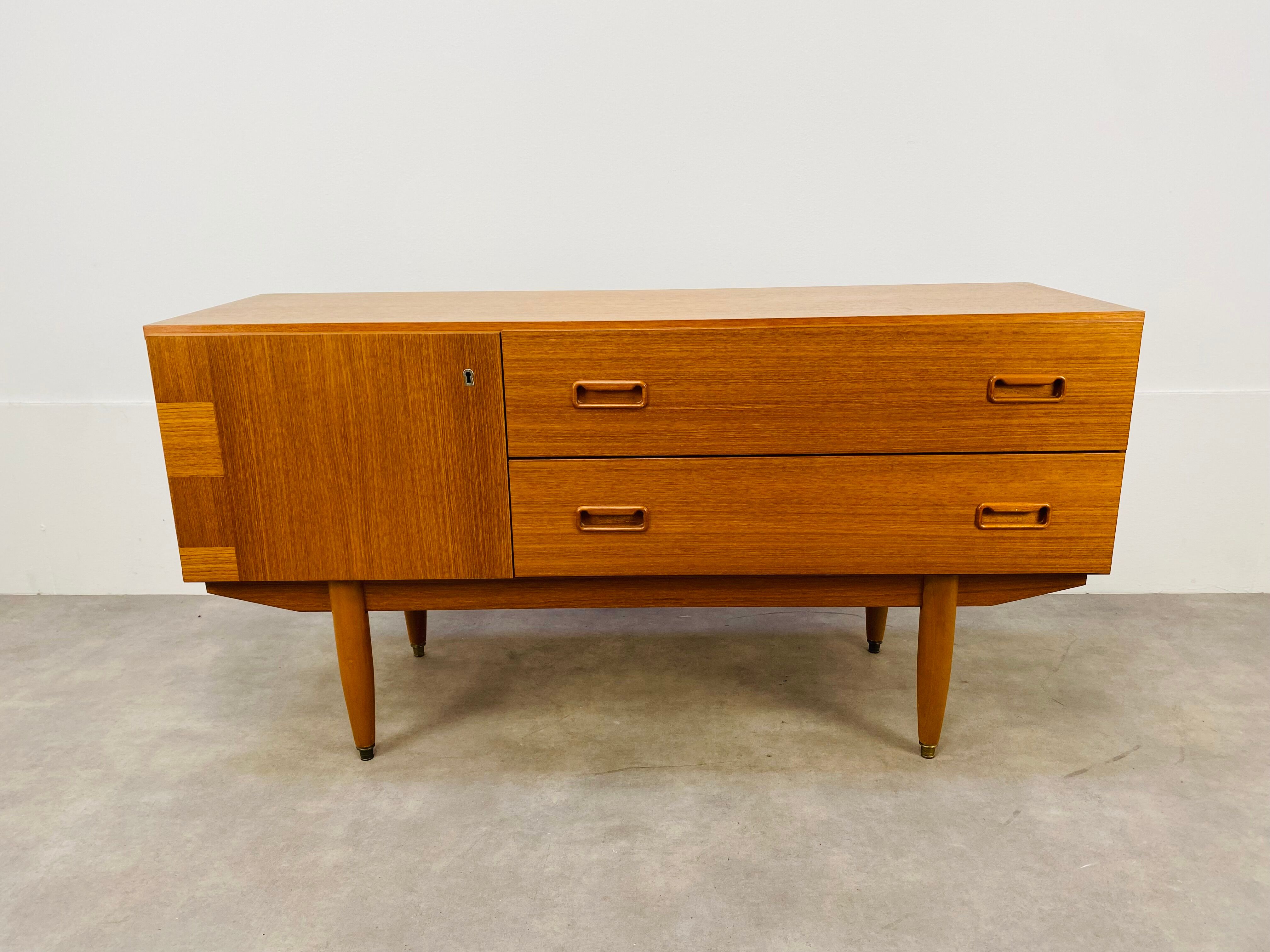 Scandinavian teak 60s sideboard TV stand