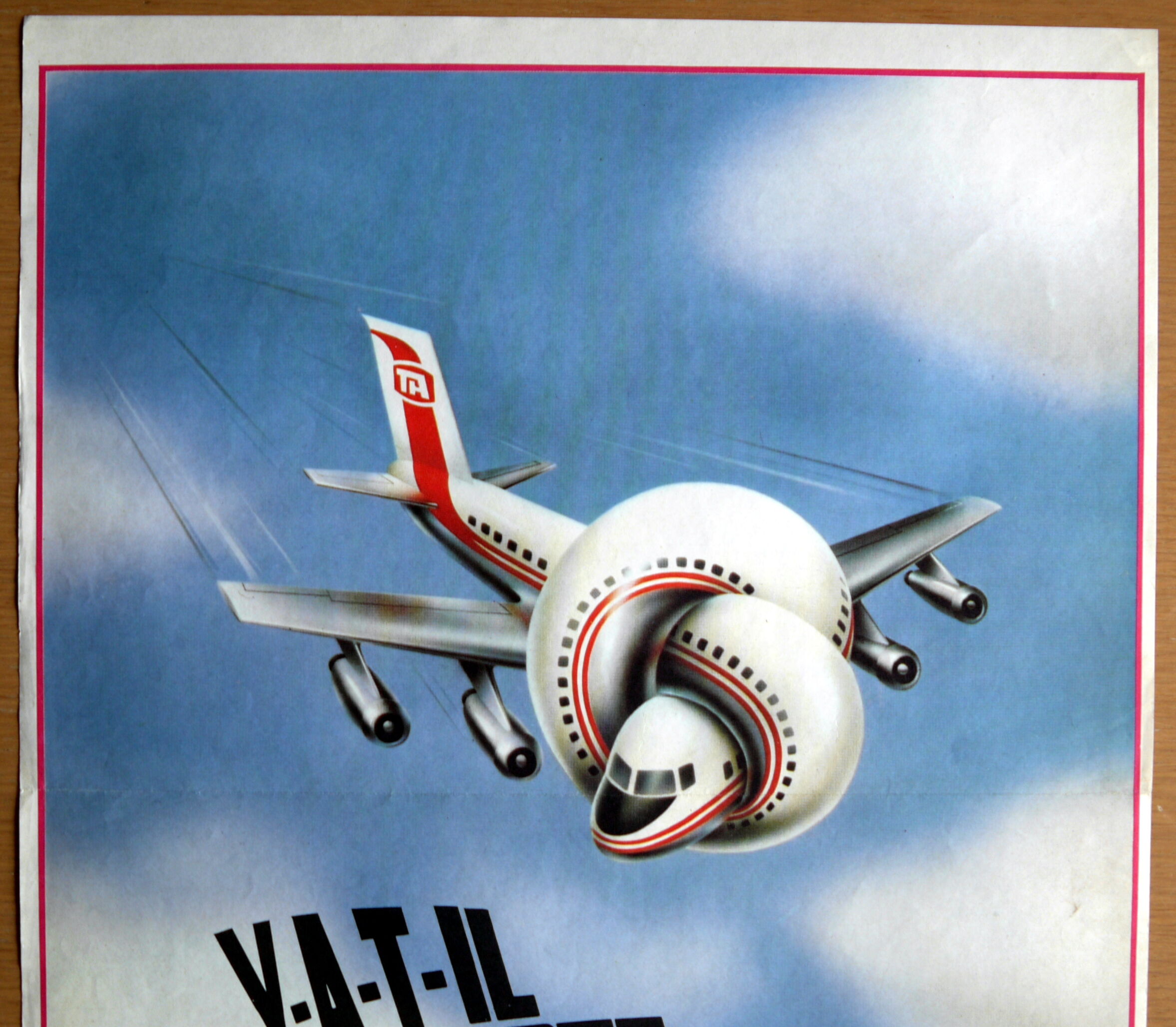 Original movie poster "Is there a pilot on the plane?"