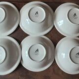 Set of 6 Dairy Farm soup plates