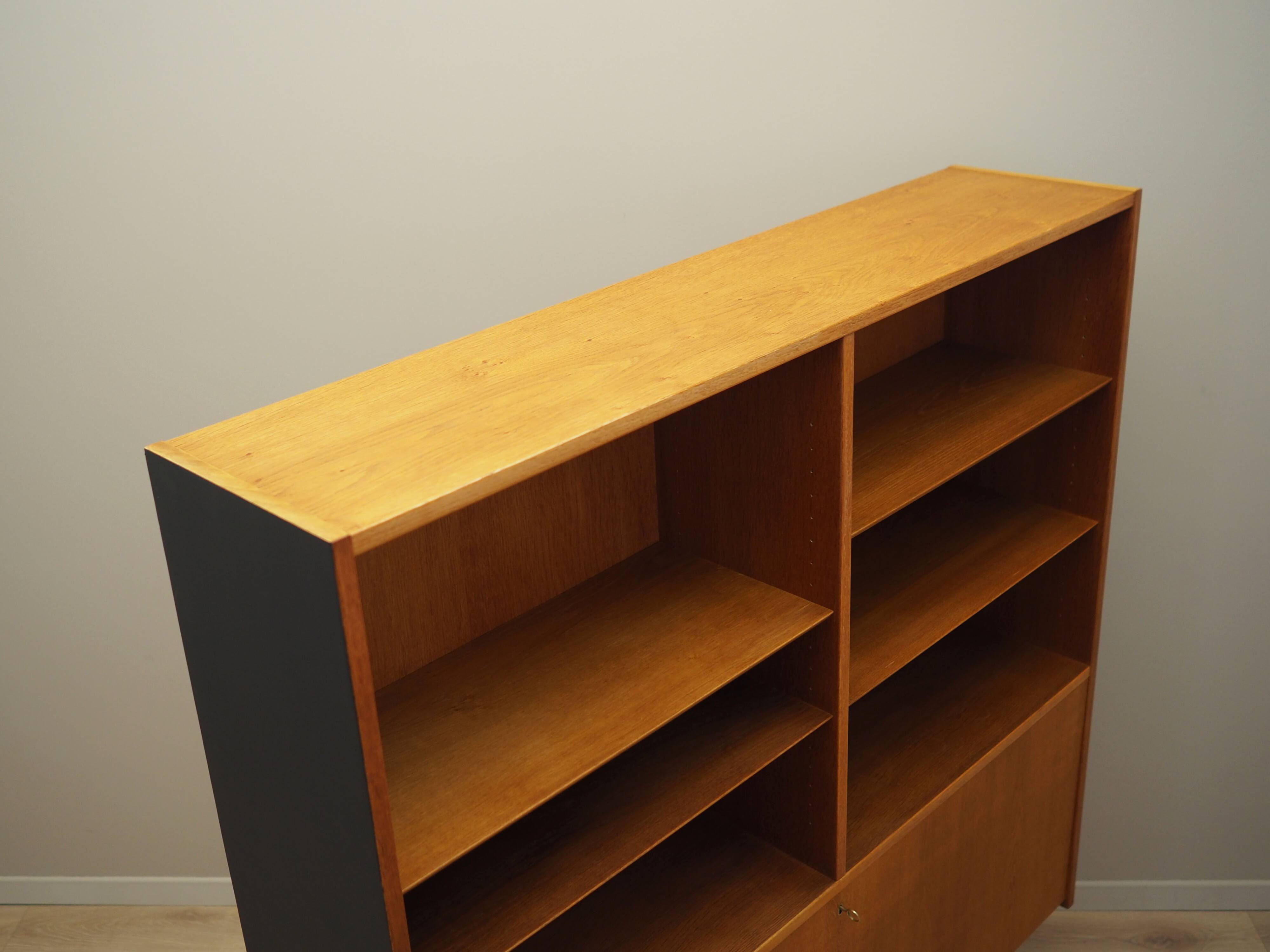 Ash bookcase, Danish design, 1970s, production: Hundevad