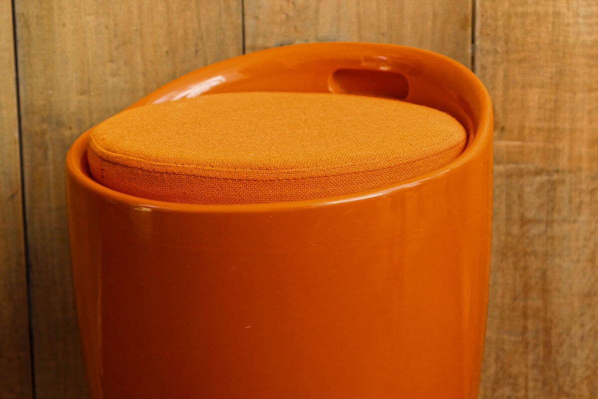 Vintage barrel stool