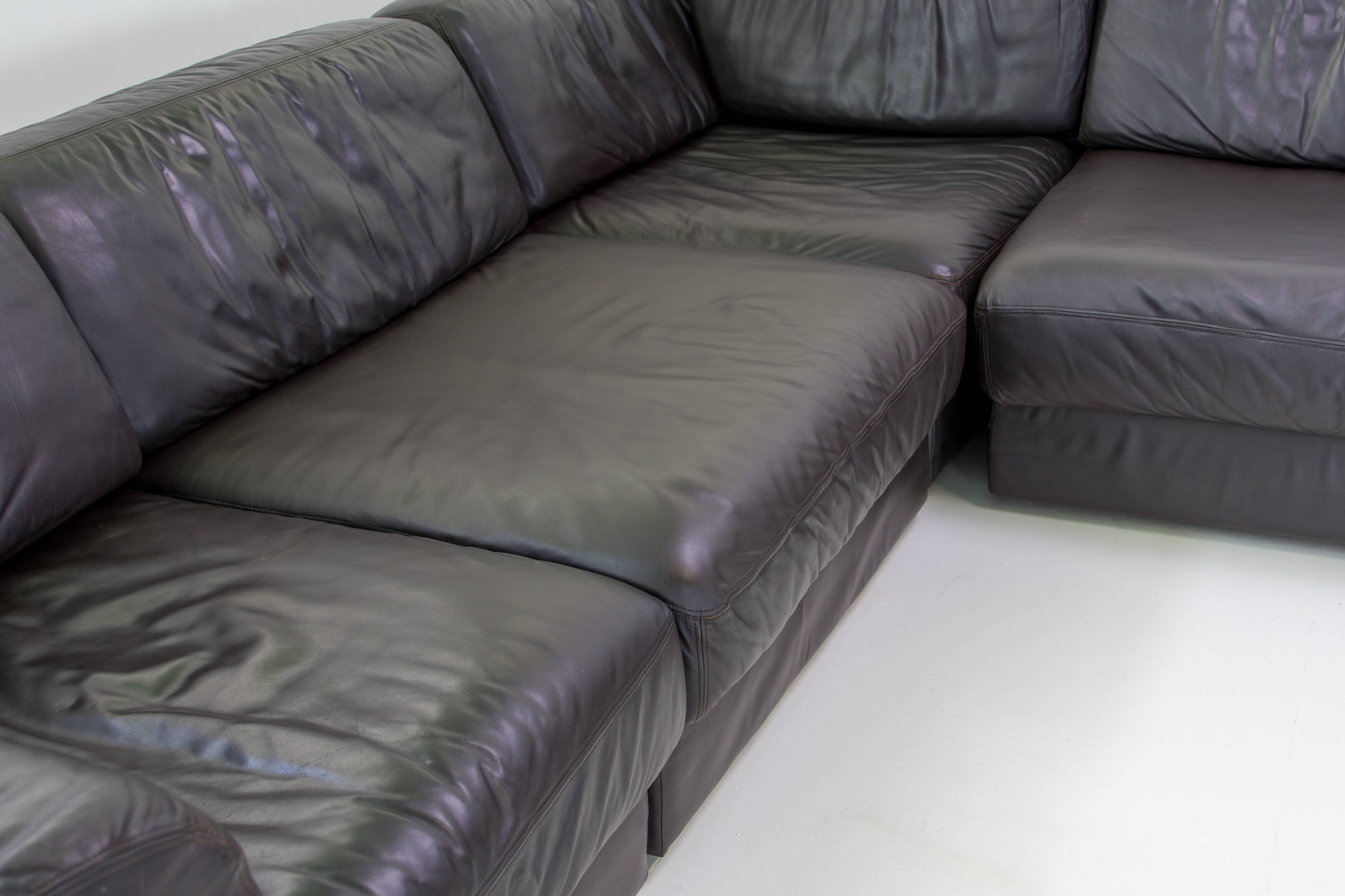 De Sede DS-76 – modular leather sofa (5 elements)