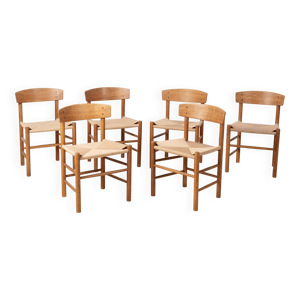 6 chaises J39 de Børge - mogensen