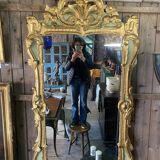 Provencal mirror in gilded wood, Louis XV period