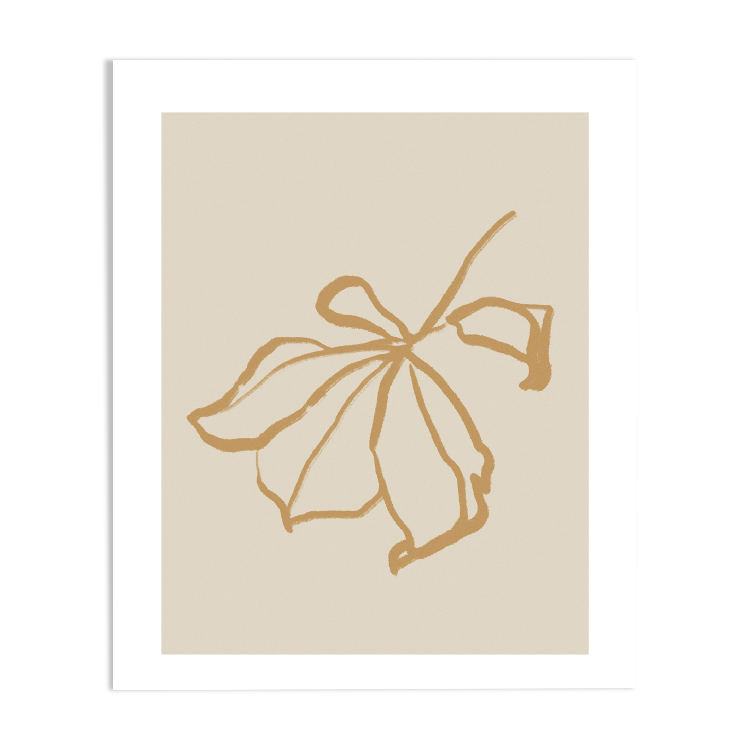 Botanical illustration giclee print, 50x70