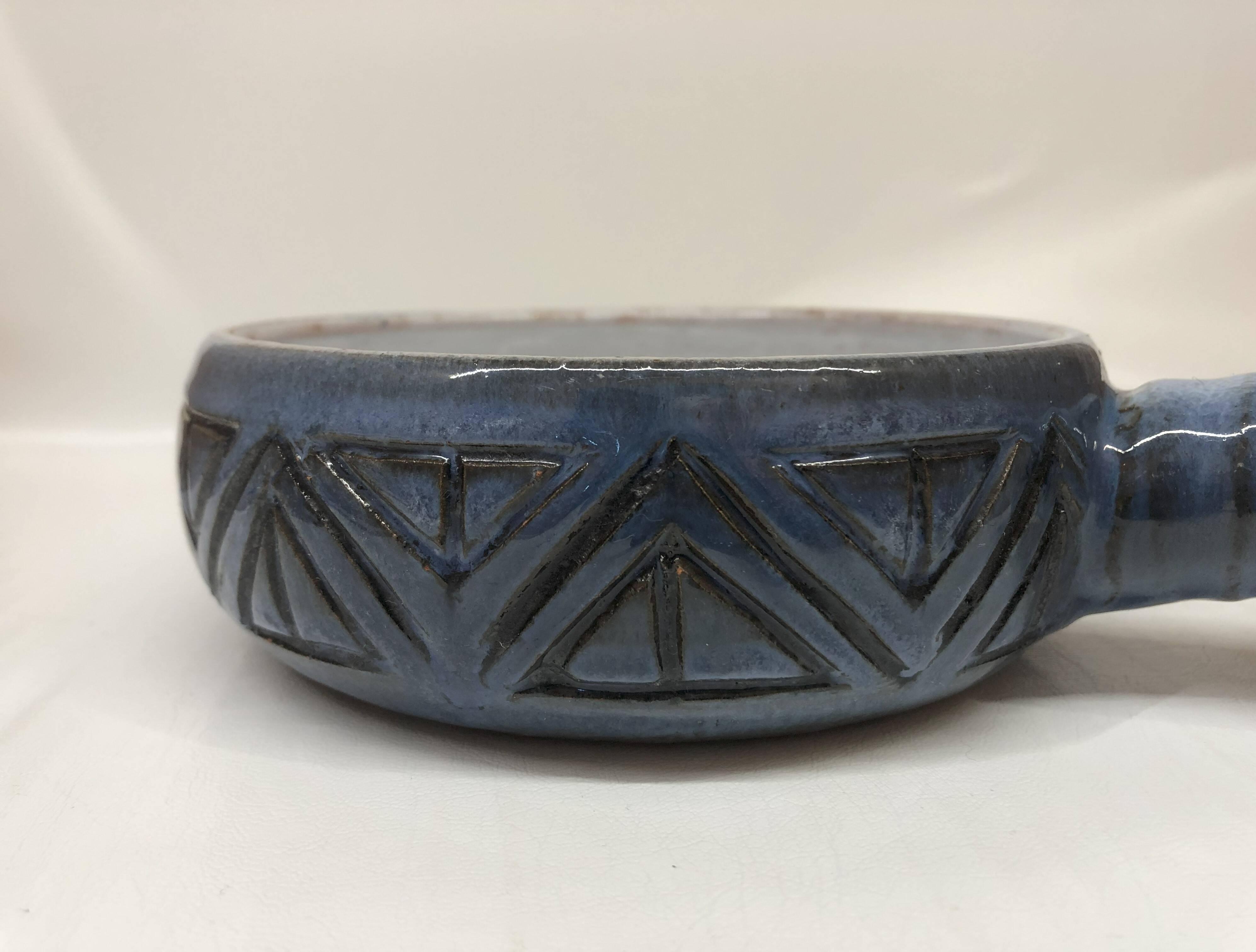 Scandinavian ceramic fondue pot