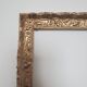 Large old gilded wooden frame