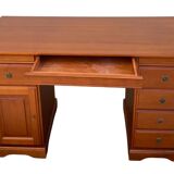 Louis Philippe style pine executive desk
