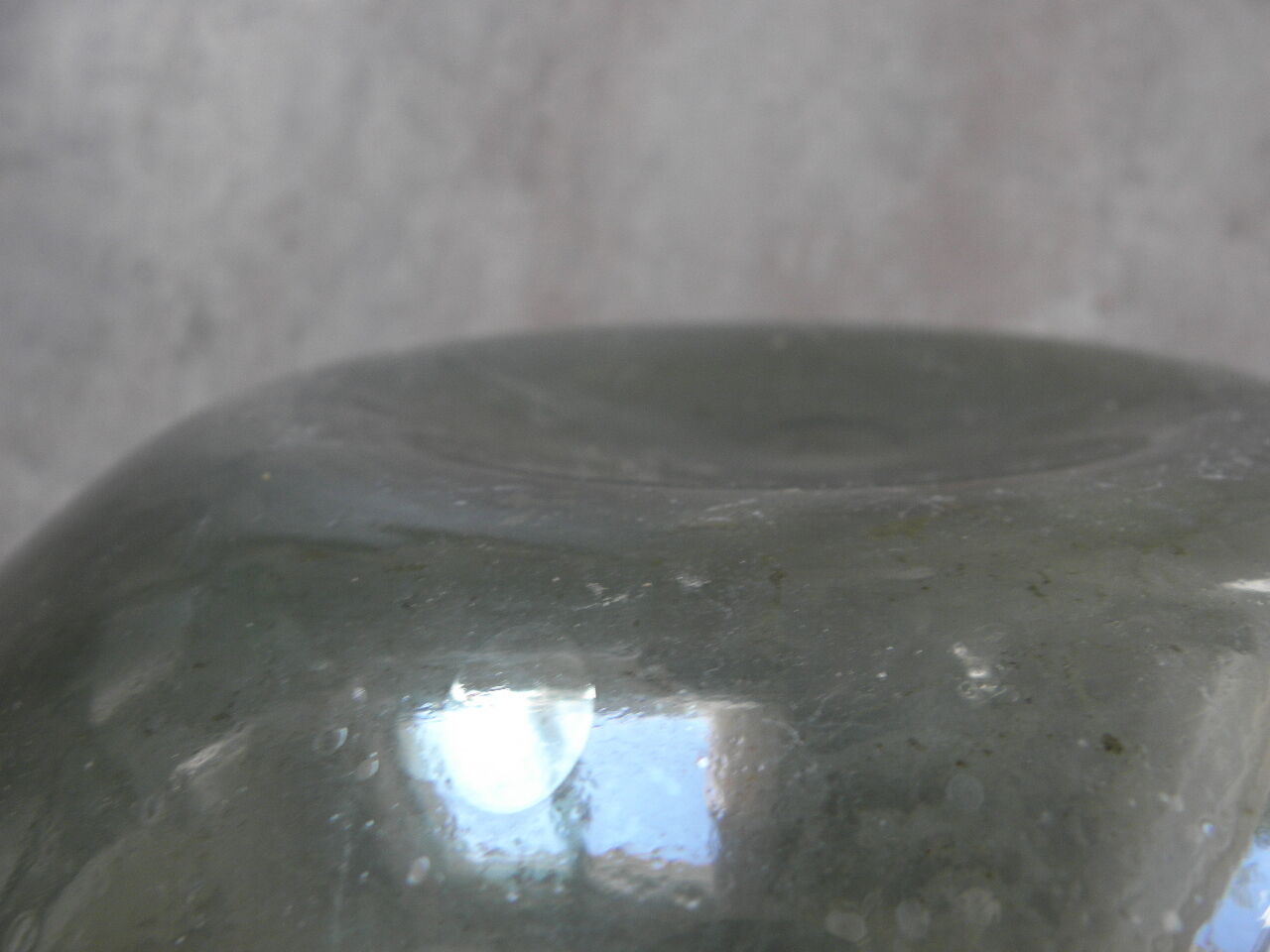 Blown glass canister