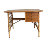 Rattan desk