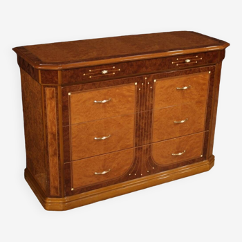 Italian commode in wood from 20th century
