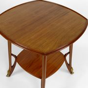 Pedestal table "Olga" by Louis Majorelle in mahogany, France, circa 1900