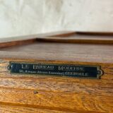 Oak filing cabinet