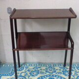 Table is varnished wood magazines