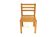 Set of 4 Scandinavian pine chairs, Sweden, 1970