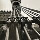 Photograph black and white silver print circa 1970 architecture