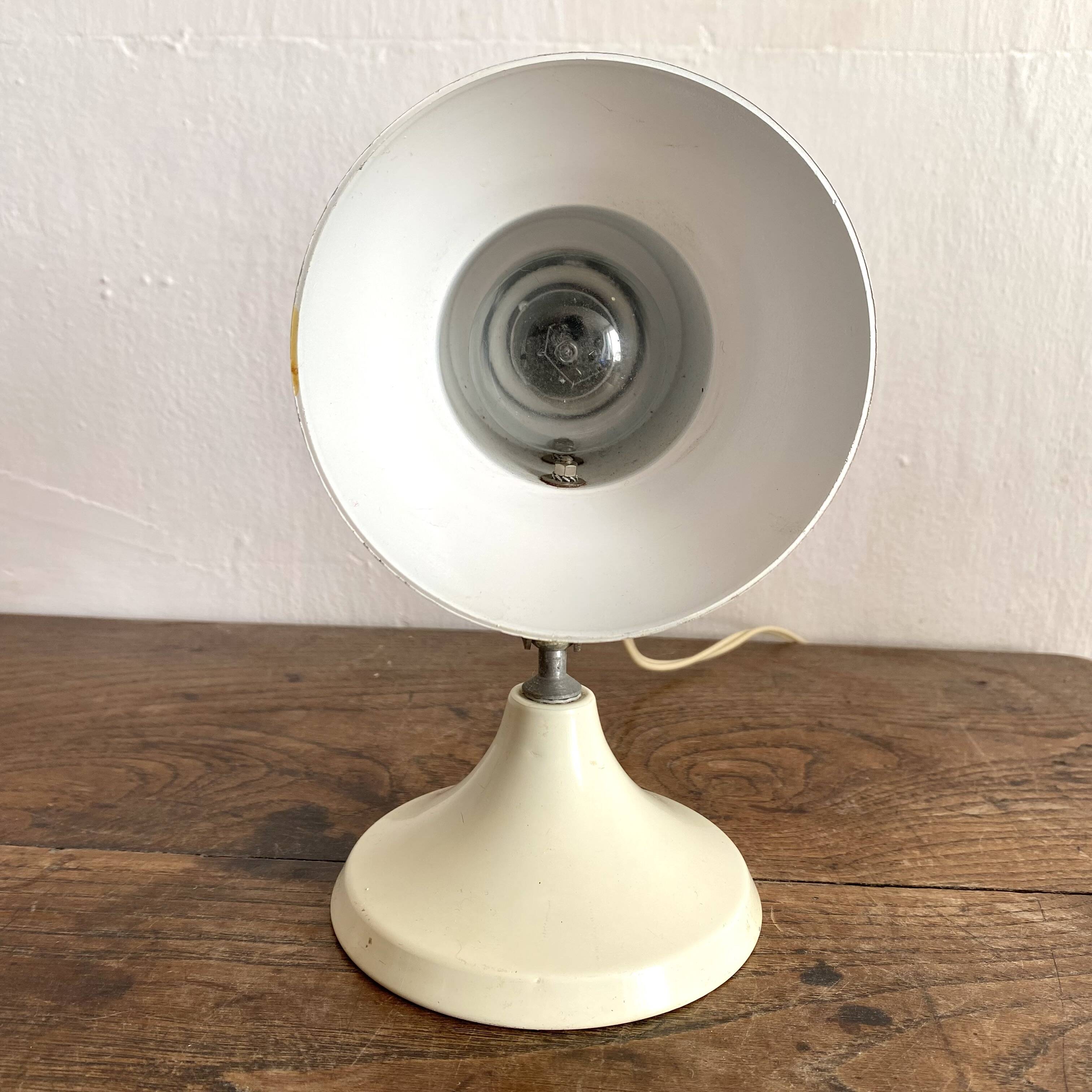 Vintage spotlight, tulip base, 1970