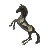 Golden bronze horse